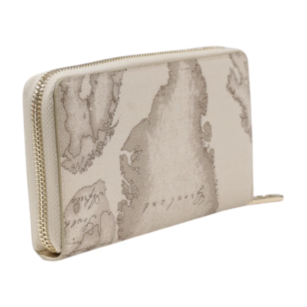 Alviero Martini 1a Classe Leren Damesportemonnee Collectie Beige Dames