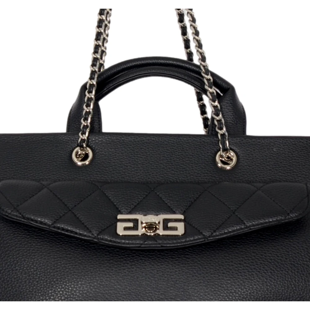 Gaëlle Paris Maxi Shopper Matelasse Eco-leer Zwart Black Dames