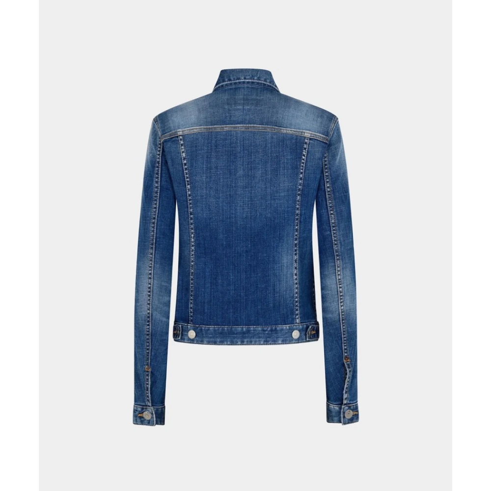 Dsquared2 Denim Boyfriend Jack Blue Dames