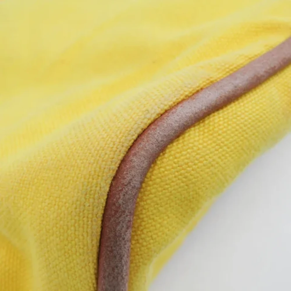 Hermès Vintage Pre-owned Leather pouches Yellow Dames