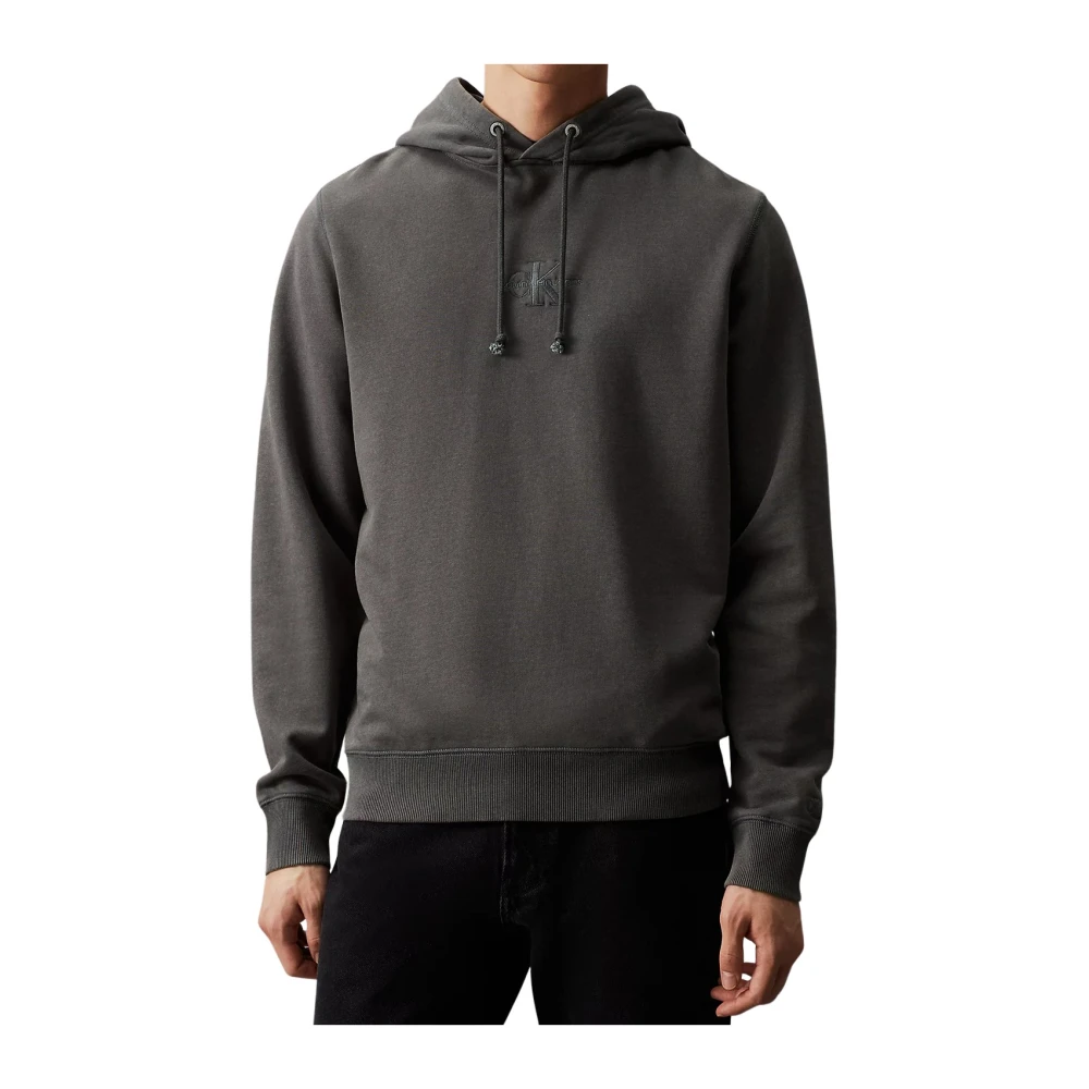 Calvin Klein Jeans Grijze Sweater Collectie Gray Heren