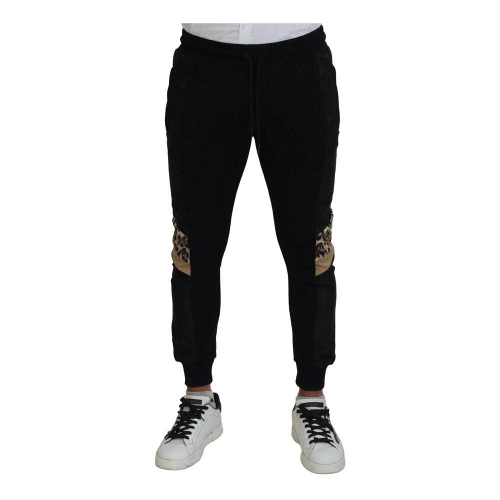 Dolce & Gabbana Men's Black Stylish Jogger Pants