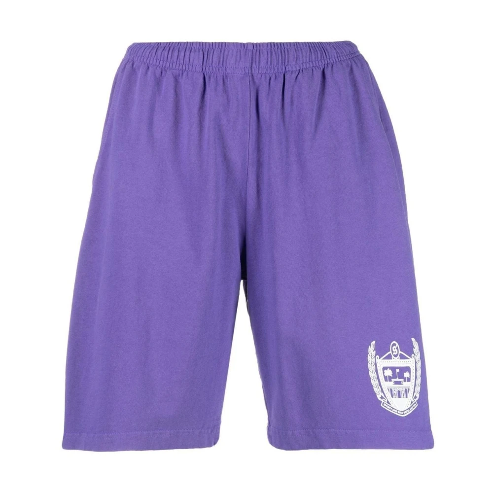 Sporty & Rich Gym Shorts Paars Beverly Hills Purple Dames