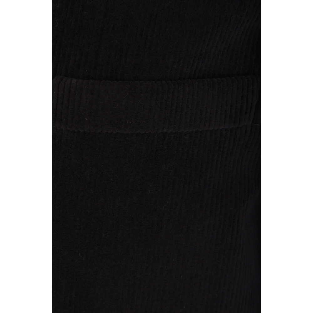 Bally Zwarte Geribbelde Fluwelen Jas Black Heren