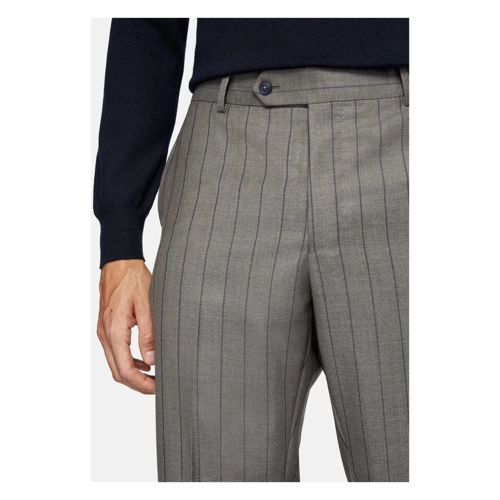 Boggi Milano Pakjes in zuivere wol met pinstripe Gray Heren