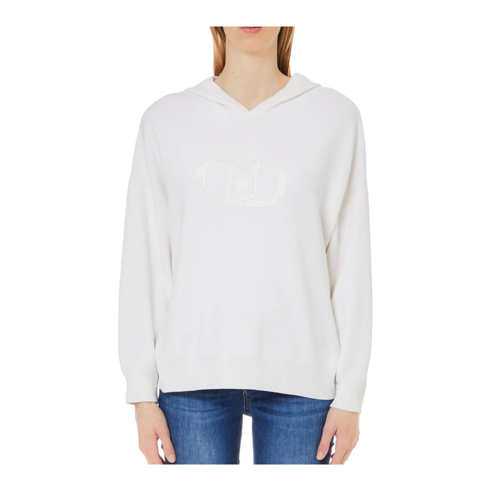 Liu Jo Witte hoodie voor dames White Dames