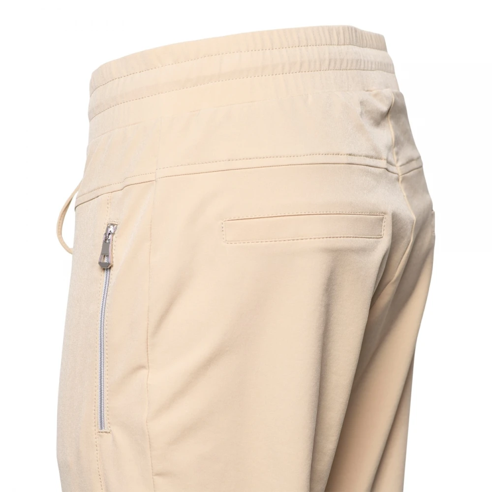 &Co Woman Joggingbroek voor heren comfortabel en stijlvol Beige Dames