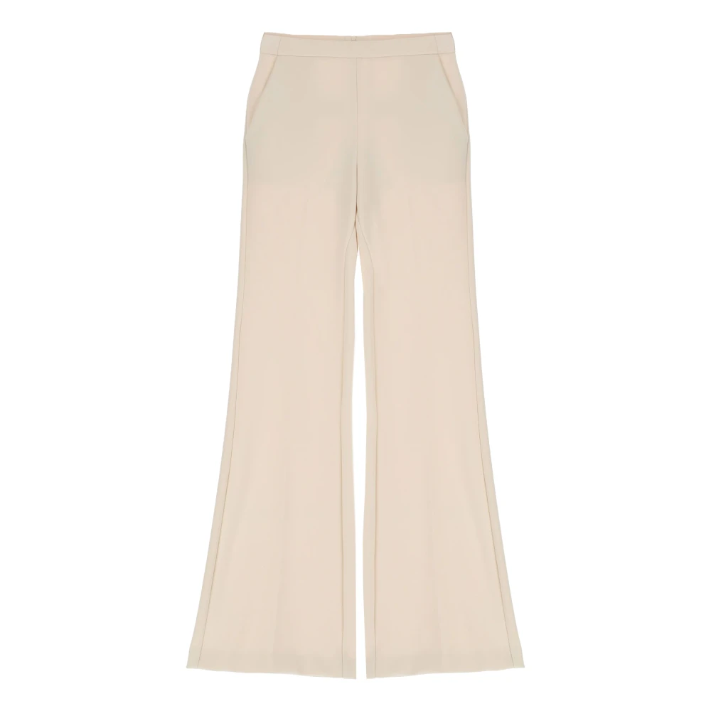 Imperial Vrouw Wit Broeken Dames, 2XS, Polyester, Wijde Broek