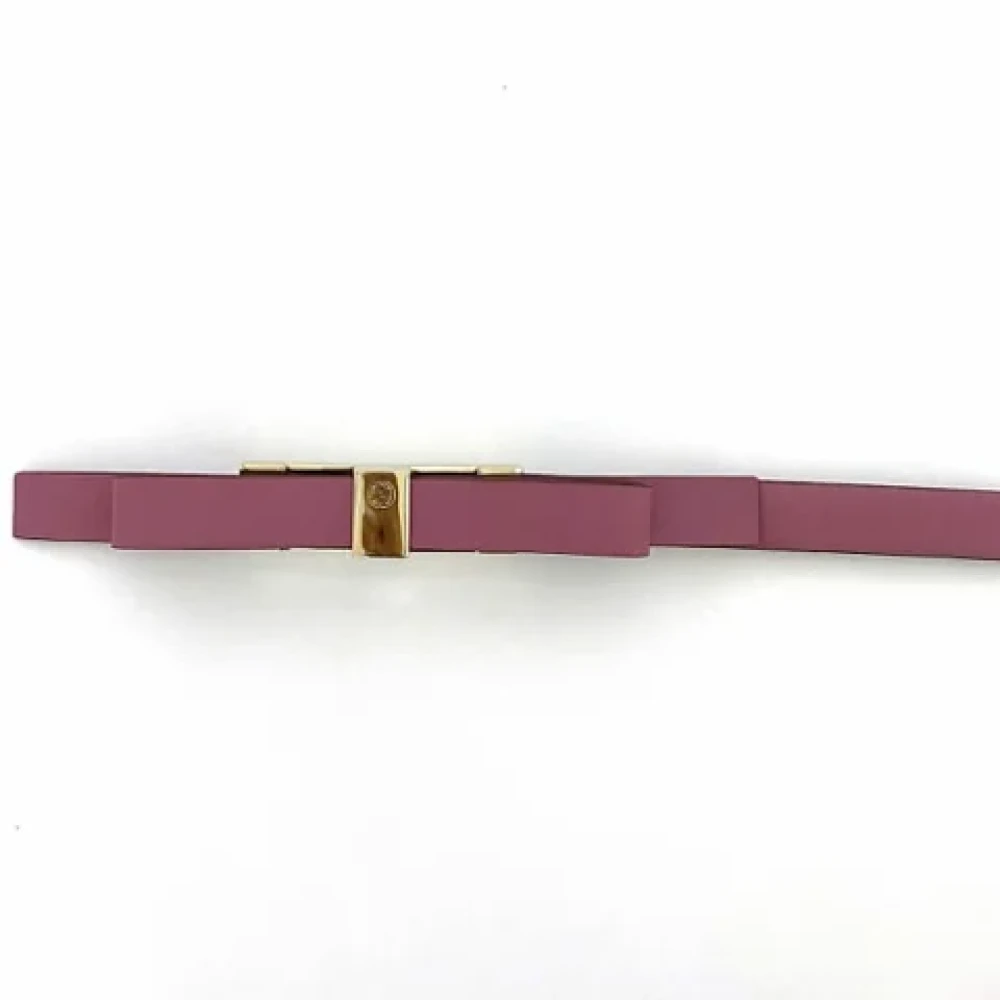 Gucci Vintage Pre-owned Leather belts Pink Dames