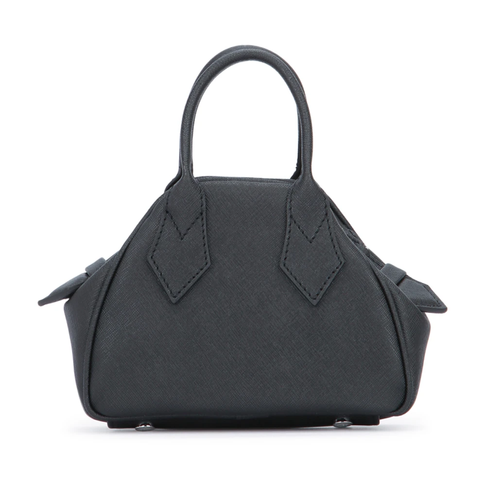 Vivienne Westwood Stijlvolle Leren Tas voor Vrouwen Black Dames