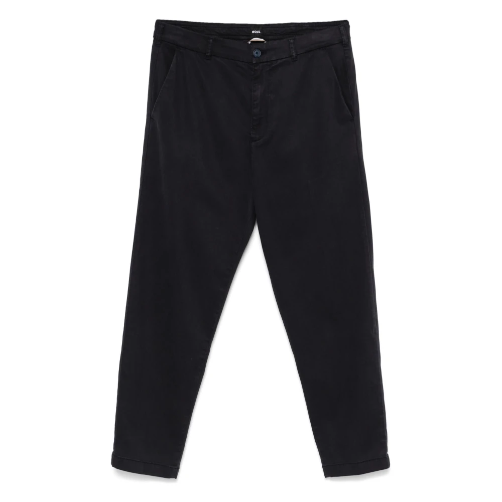 Hugo Boss Stretch broek met zij- en achterzakken Blue Heren