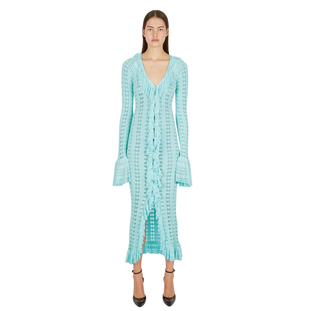 Blumarine Women's Blue Dress - Maxi Dresses - M - Dresses