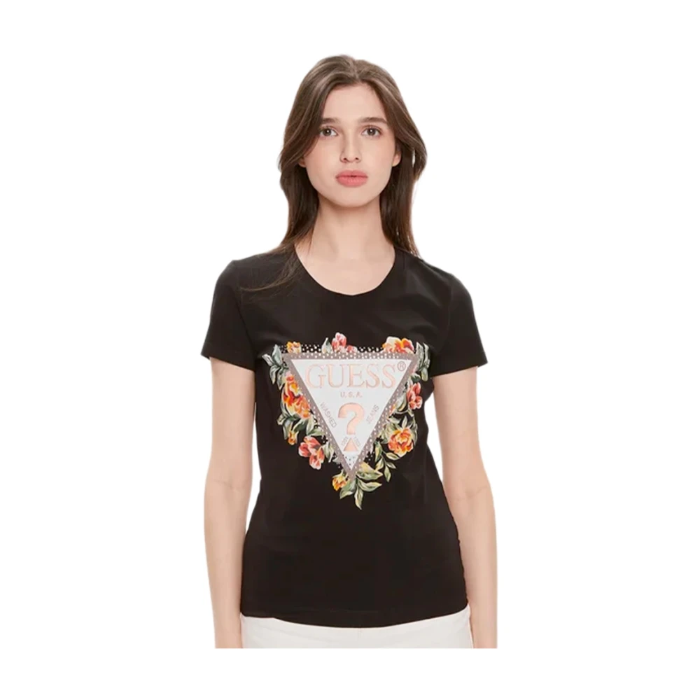 Guess - Tops > T-Shirts - Black - Guess - Modalova
