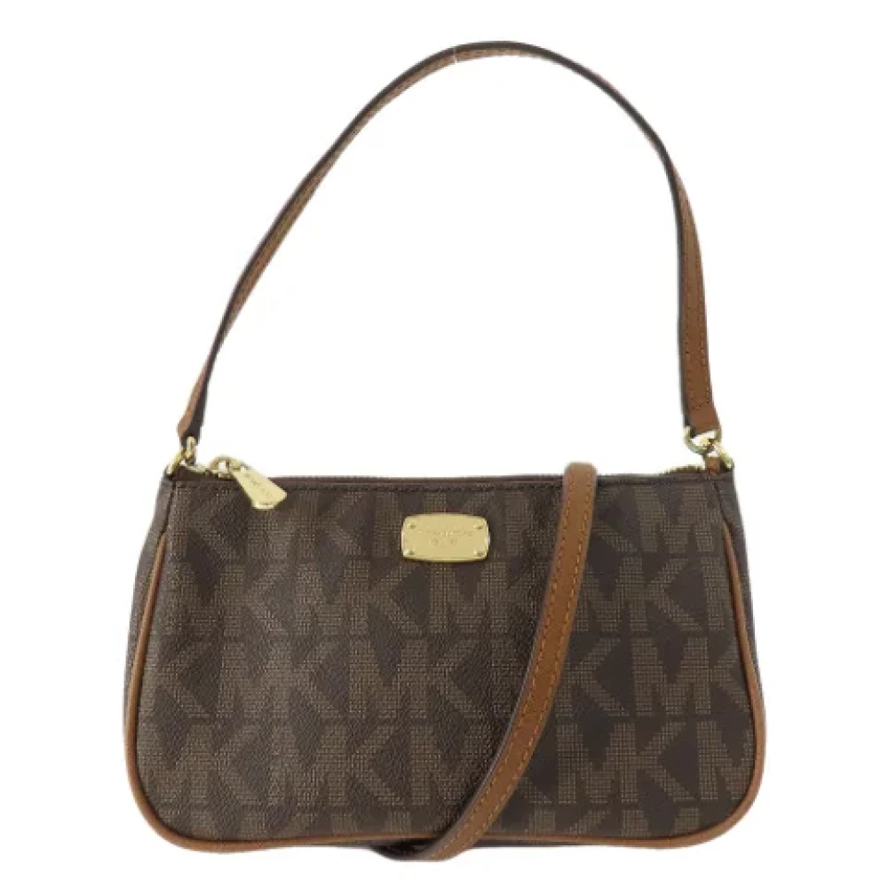 Michael Kors Pre-owned Plastic handbags Brown Dames