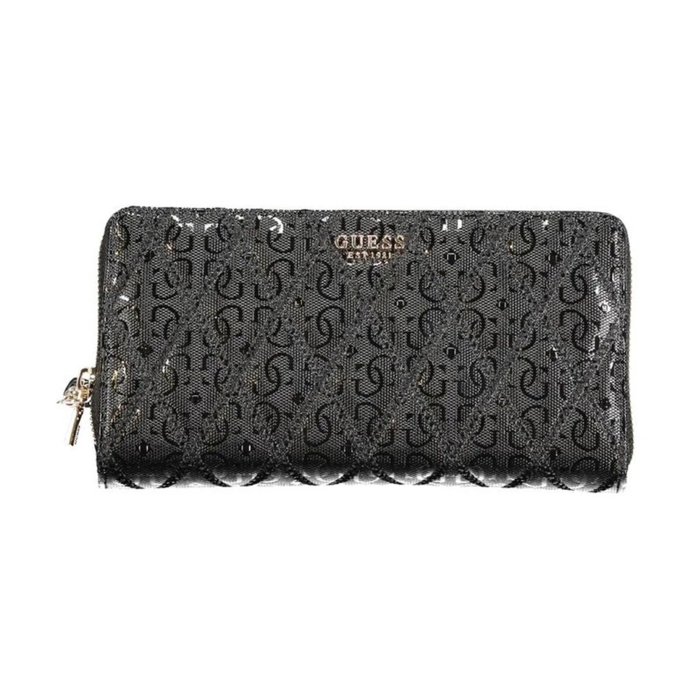 Guess Zwarte portemonnee met meerdere vakken Black Dames