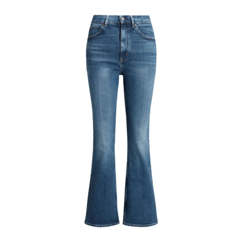 Polo Ralph Lauren Crop Flare Jeans Blue Dames