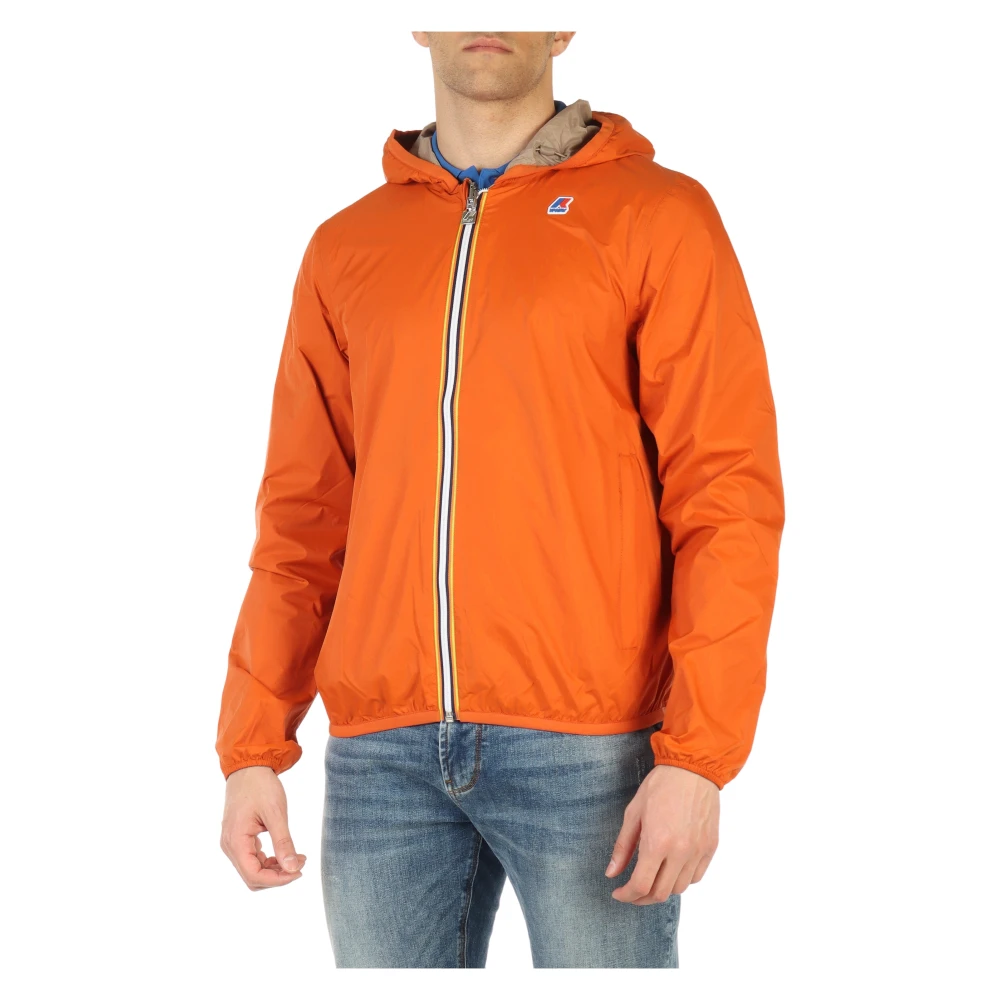 K-way Omkeerbare hoodie Orange Heren