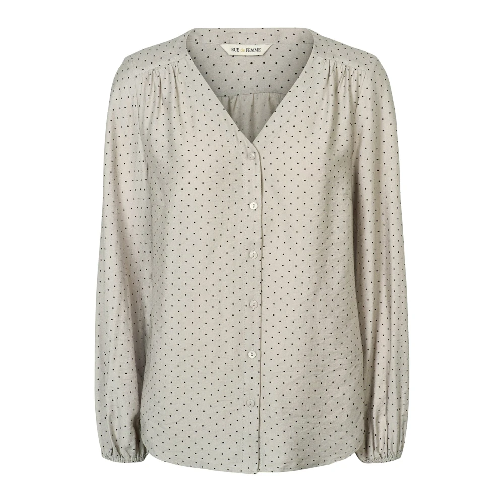 Rue De Femme Vrouw Grijs Overhemden Dames, L, Blouses & Shirts