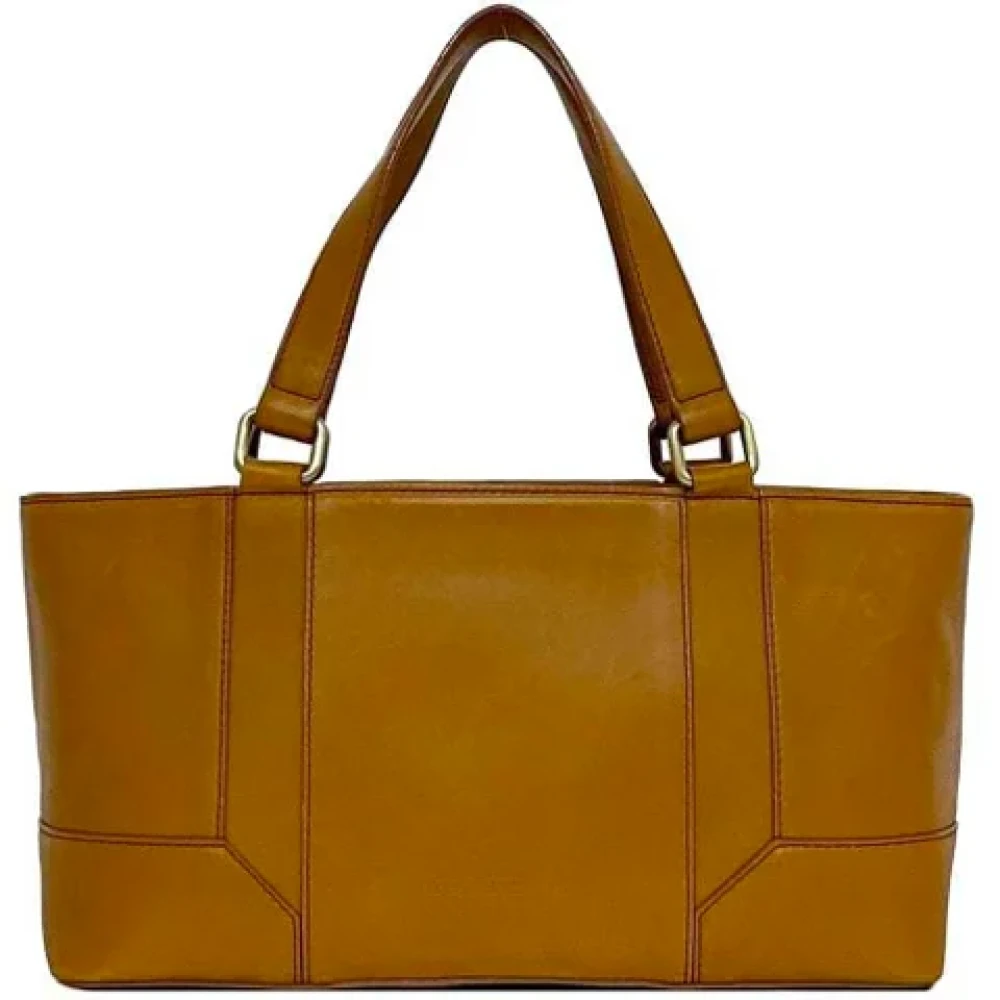 Burberry Vintage Pre-owned Leather handbags Brown Dames