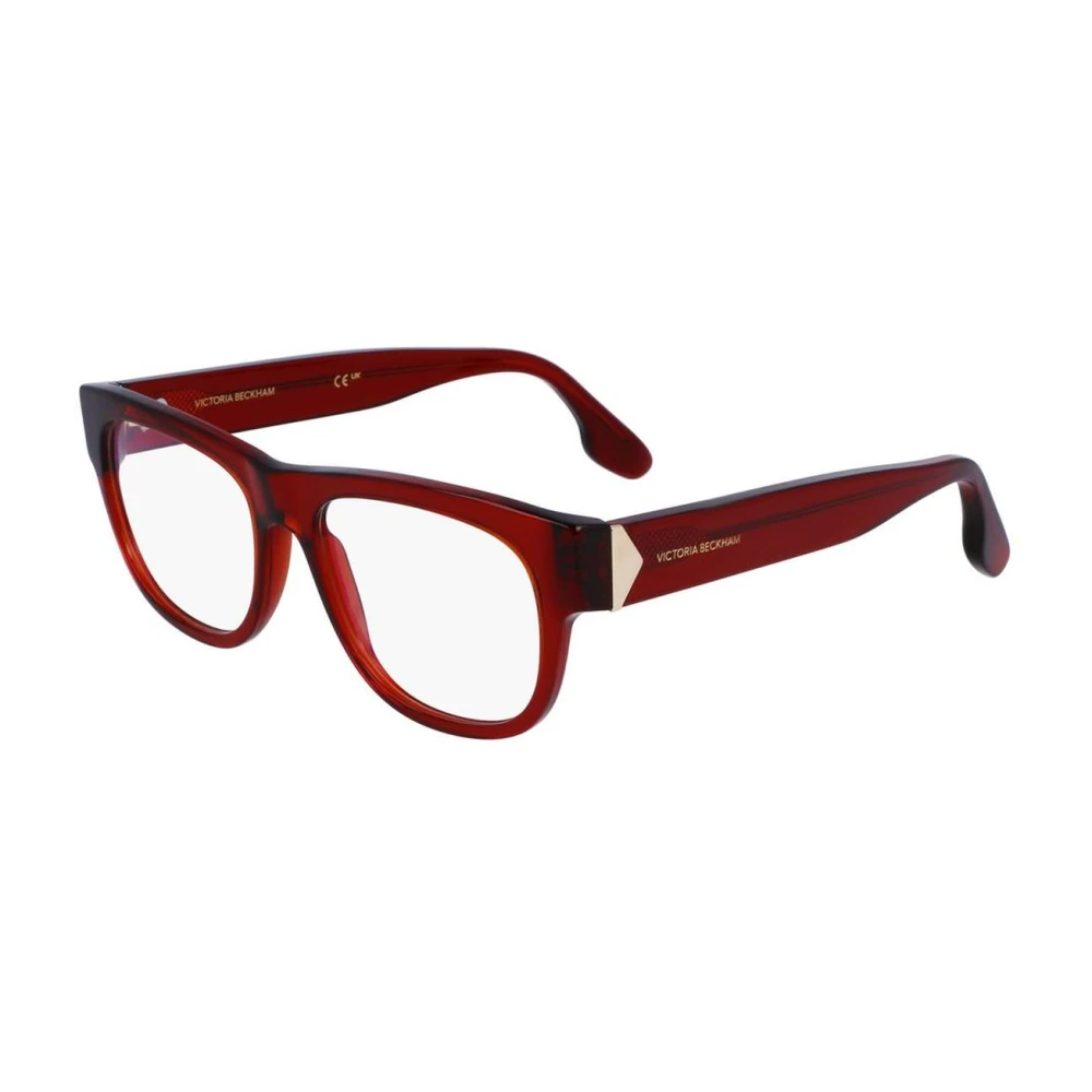 Victoria Beckham Women's Red Glasses, One Size, Acetate Glasses Frame