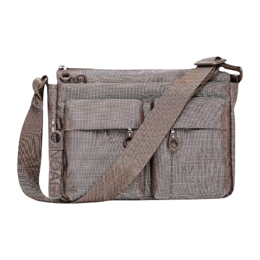 Mandarina Duck Women's Brown Cross Body Bags, One Size, Md20 Multipockets Crossbody Bag