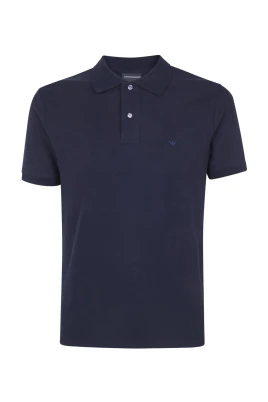 Polo i bomullspiqué