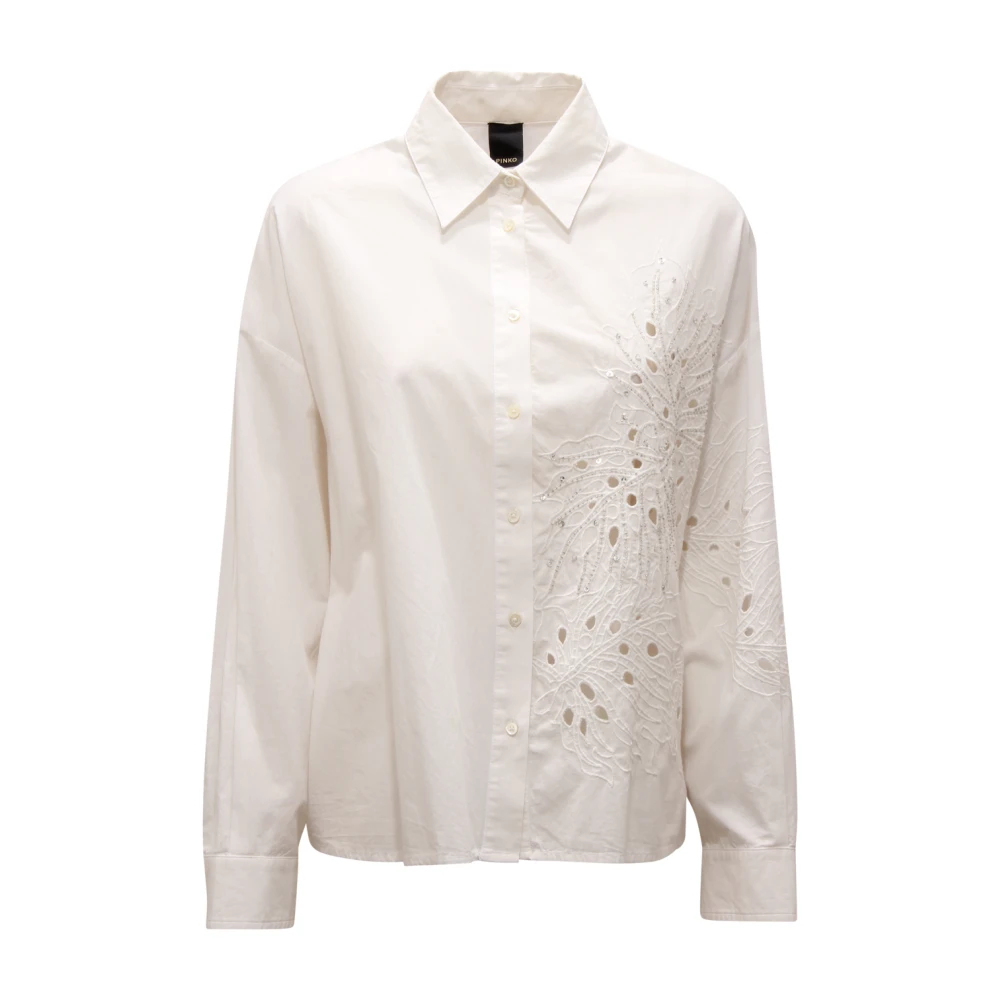 Pinko Women's White Shirts, S, Centoundici Camicia