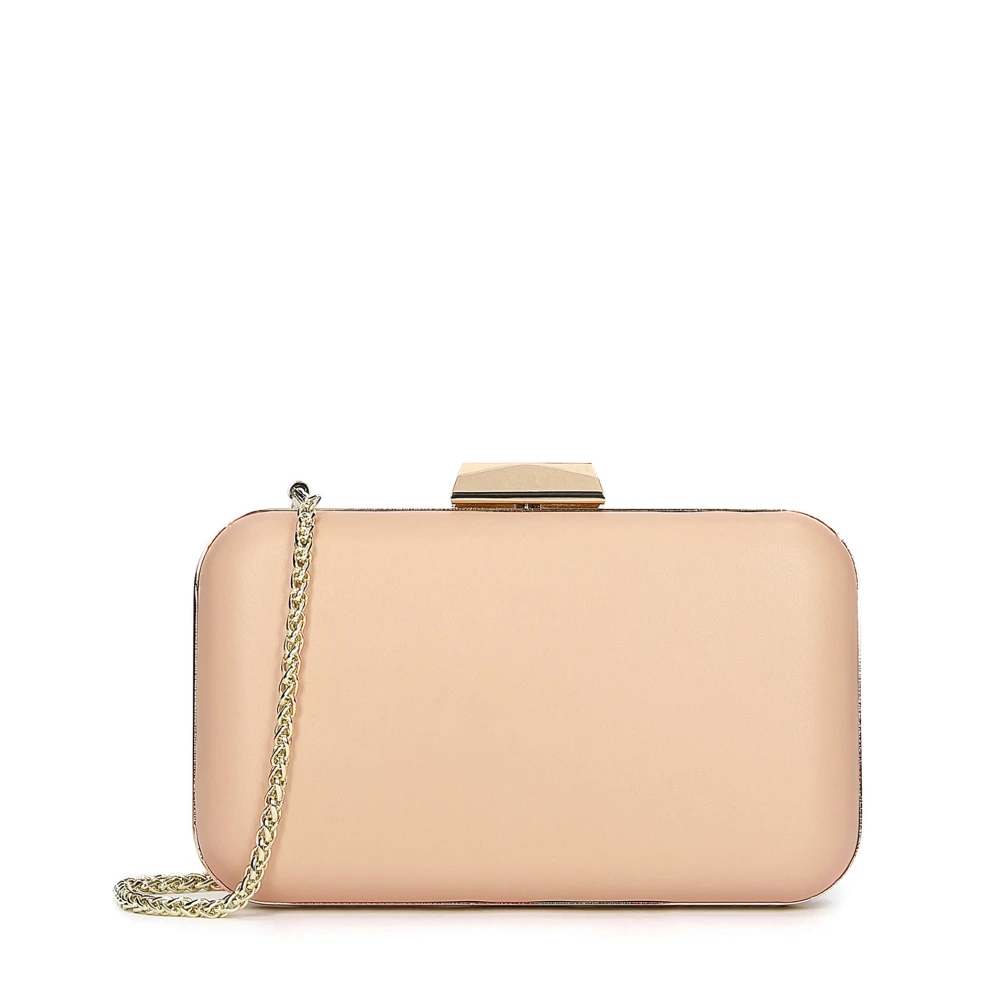 Kazar Dames beige clutch tas Beige Dames