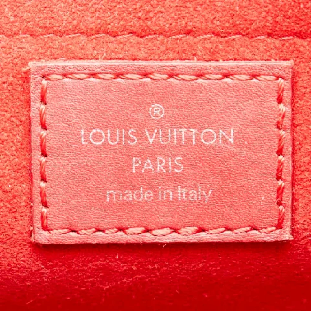 Louis Vuitton Vintage Pre-owned Leather handbags Red Dames