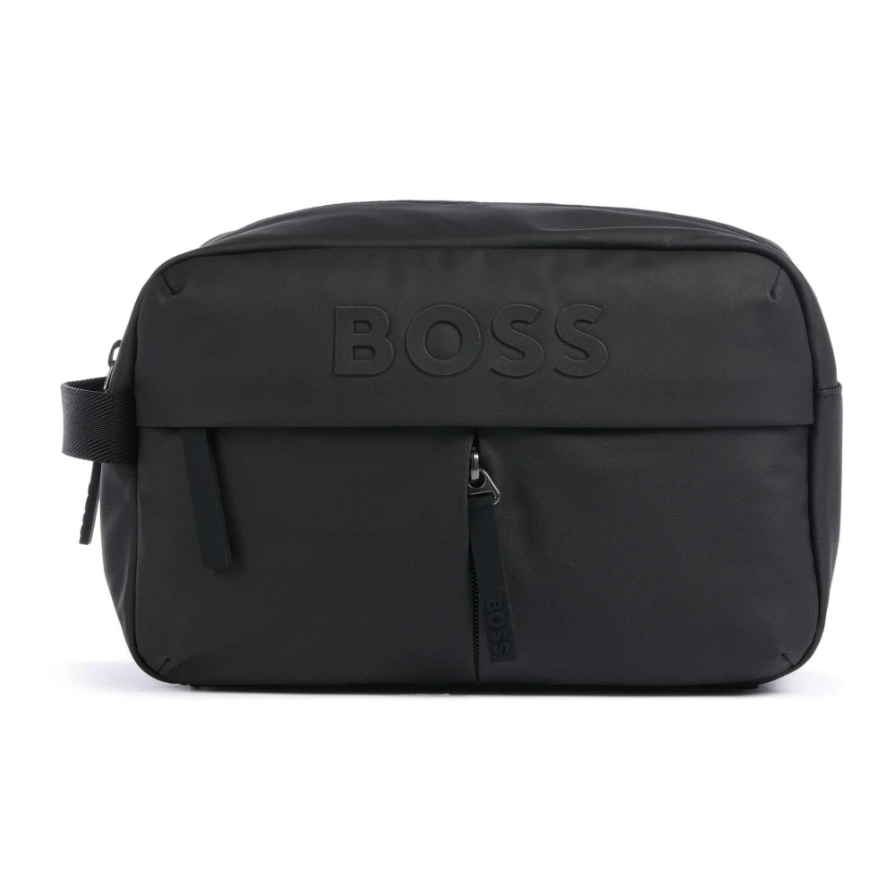 Hugo Boss Stormy Washbag Zwart Black Heren