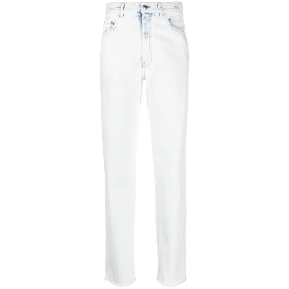 Gcds Straight Jeans White Dames