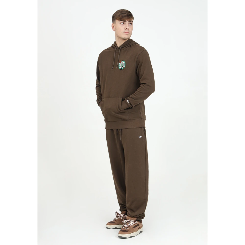 new era Bruine Sportieve Joggers Essential Style Brown Heren