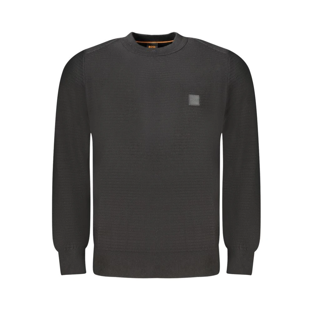 Hugo Men's Black Sweatshirts, 3XL, Cotton Jumper