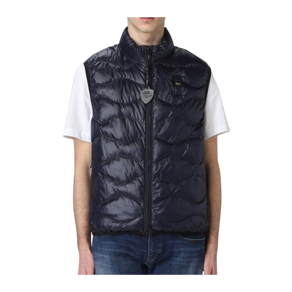 Blauer - Jackets > Vests - Blue - Blauer - Modalova