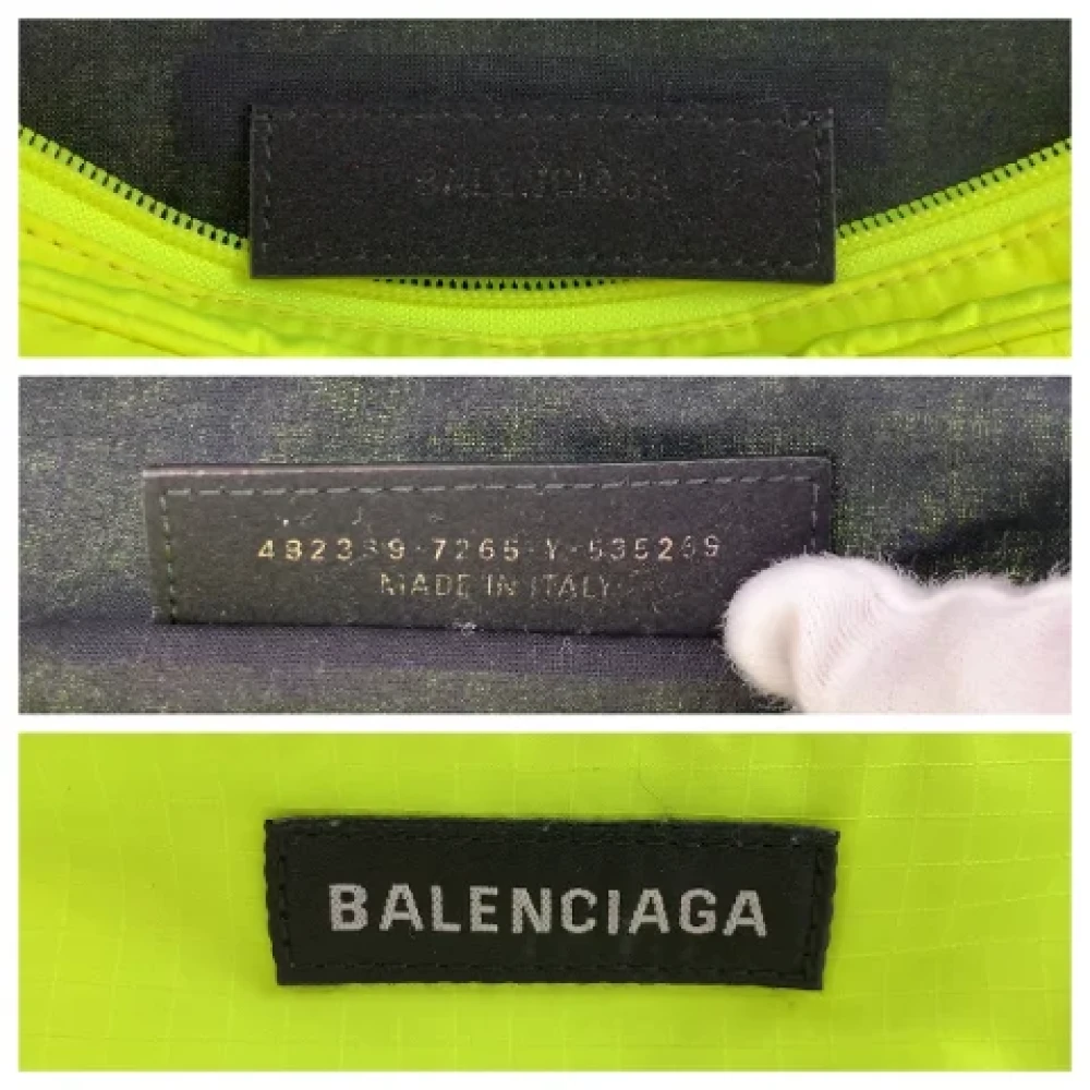 Balenciaga Vintage Pre-owned Canvas balenciaga-bags Yellow Heren