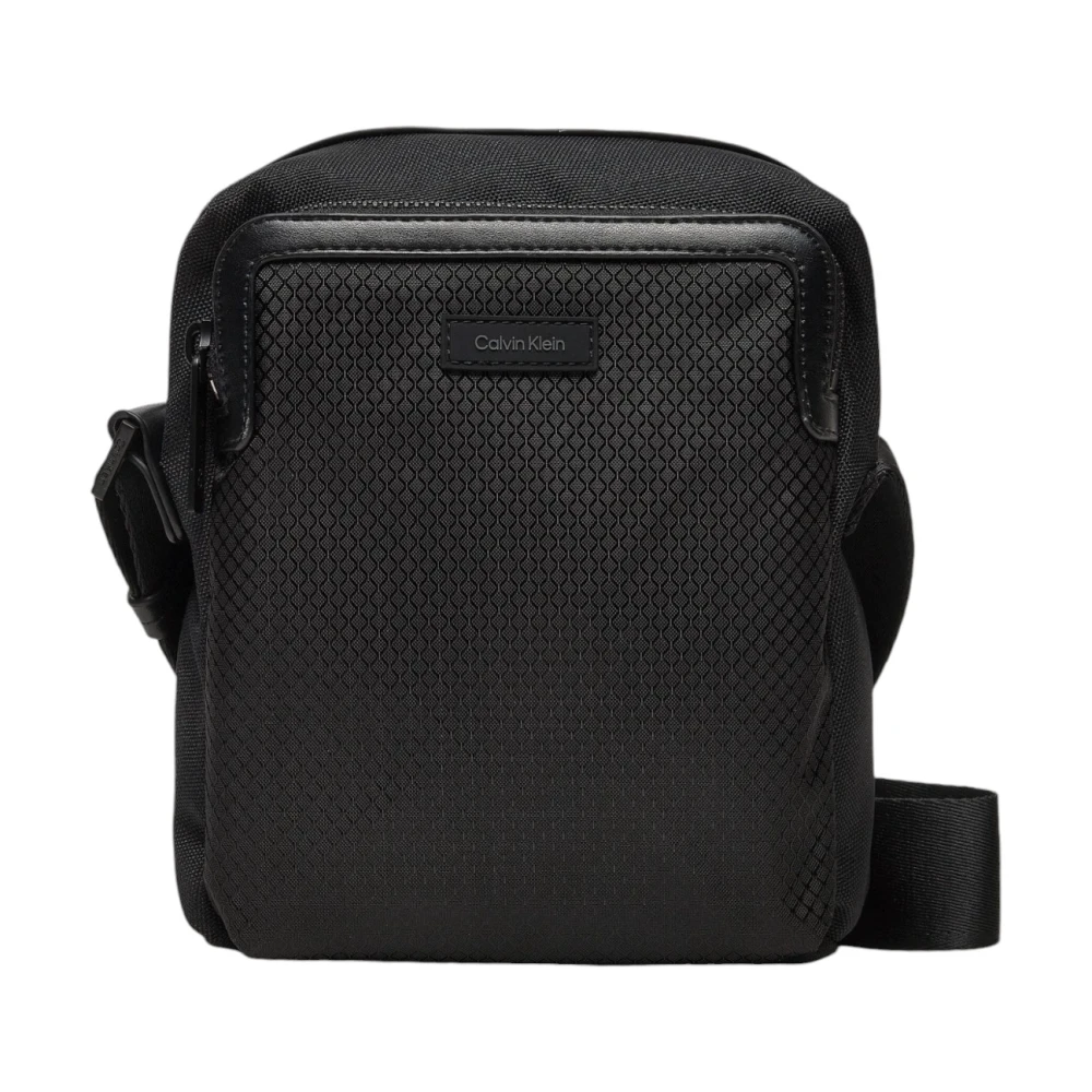 Calvin Klein Reporter Tas Herfst Winter Collectie Black Heren
