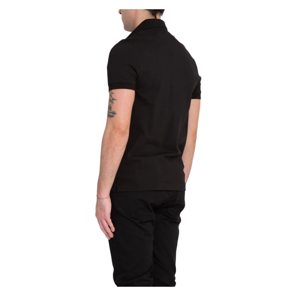 Lacoste Tonal Logo Polo Shirt in Parijs Black Heren