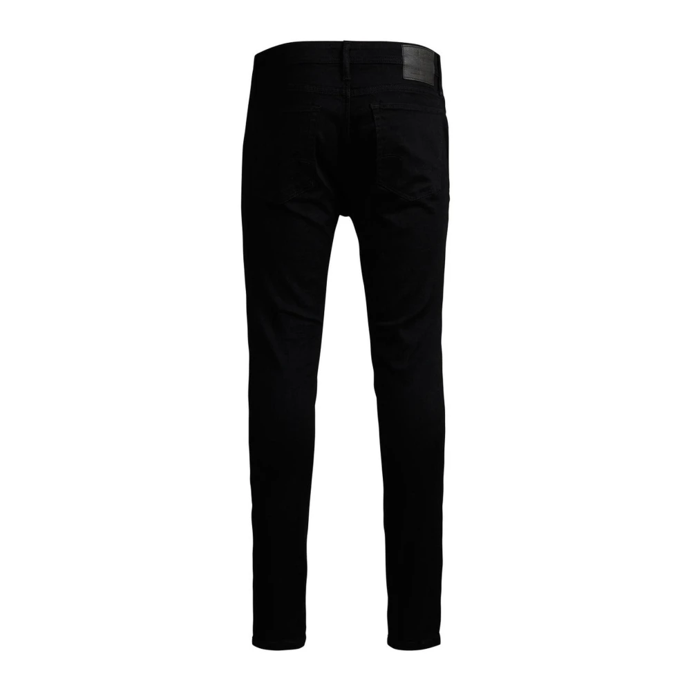 jack & jones Slim Fit Zwarte Denim Jeans Black Heren