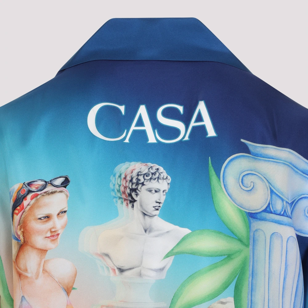 Casablanca Zijden Multicolor Overhemd Multicolor Heren