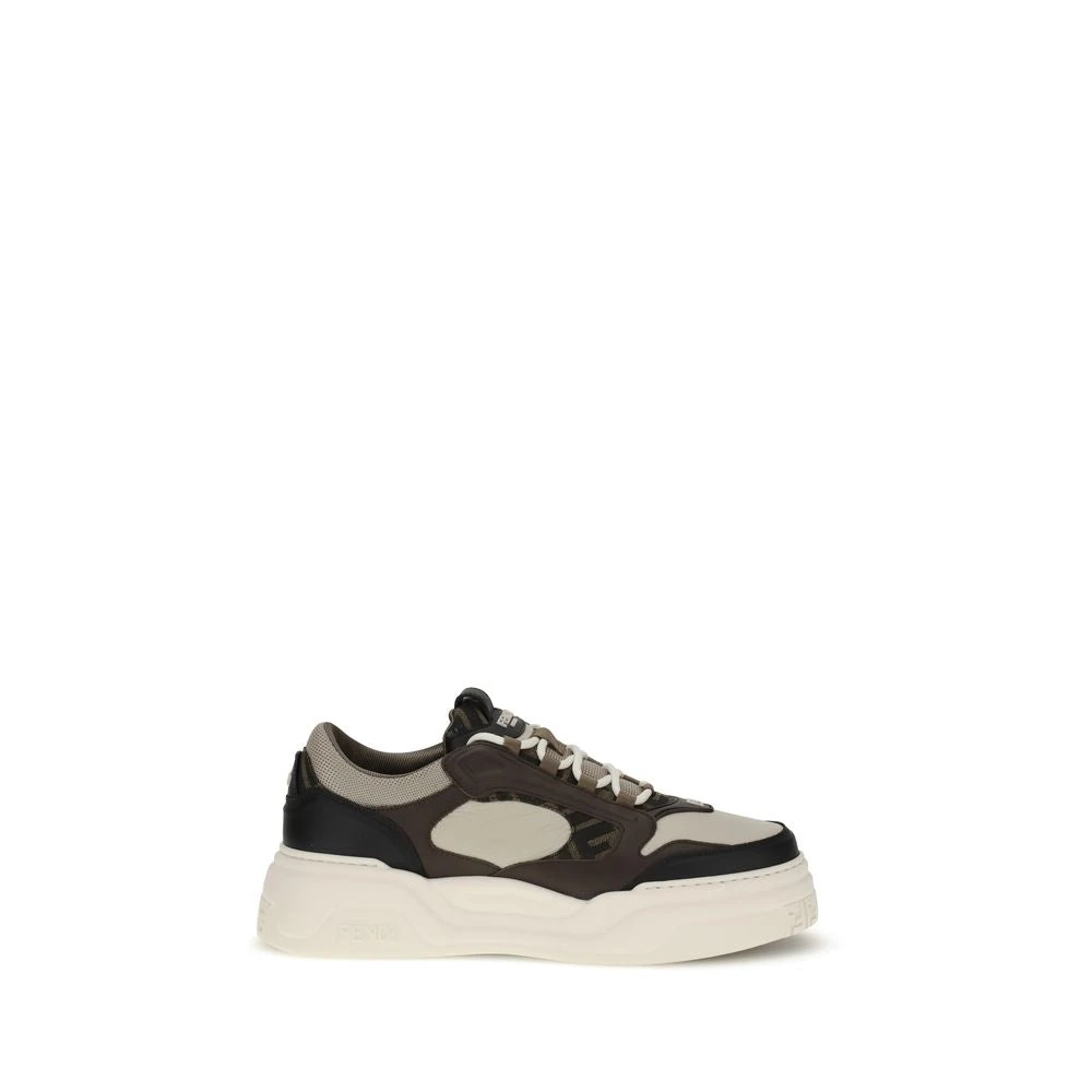 Fendi Mannelijk Multicolor Schoenen Heren, Veelkleurig, 43 Eu, Leer, Urban Style Leren Sneakers