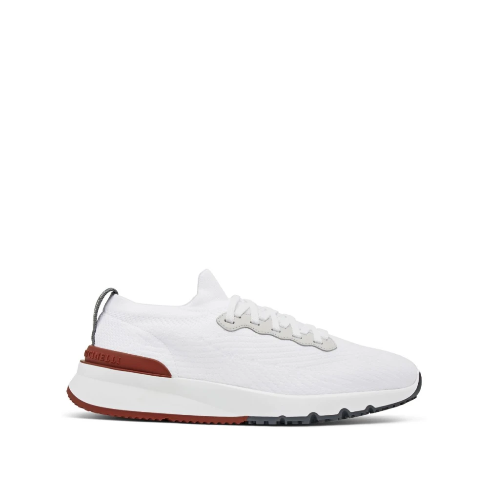 Brunello Cucinelli , Sneakers, Male, White, 12 Uk, Flat Shoes