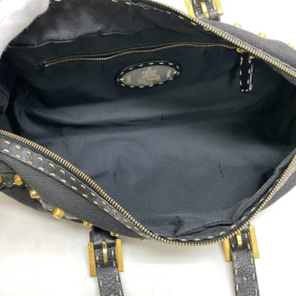 Fendi Vintage Pre-owned Canvas fendi-bags Black Dames