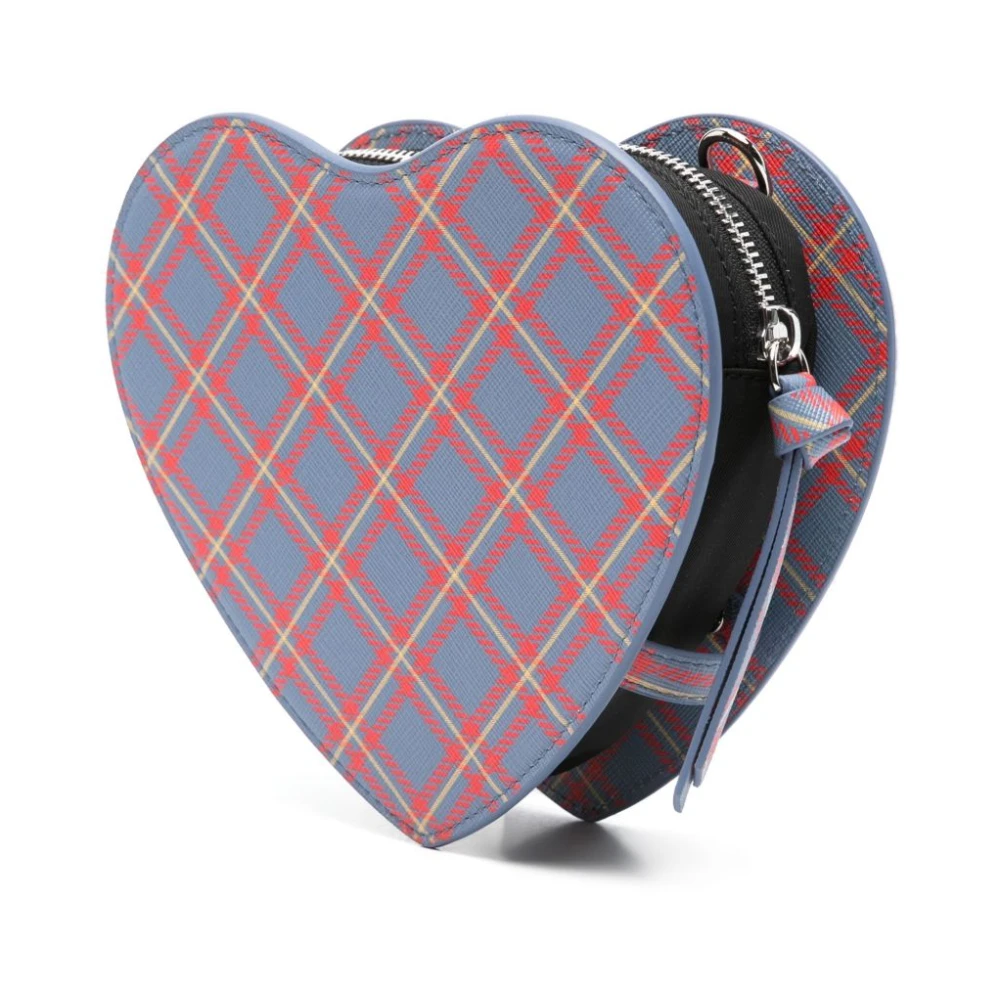 Vivienne Westwood Korenbloemblauwe Tartan Schoudertas Multicolor Dames