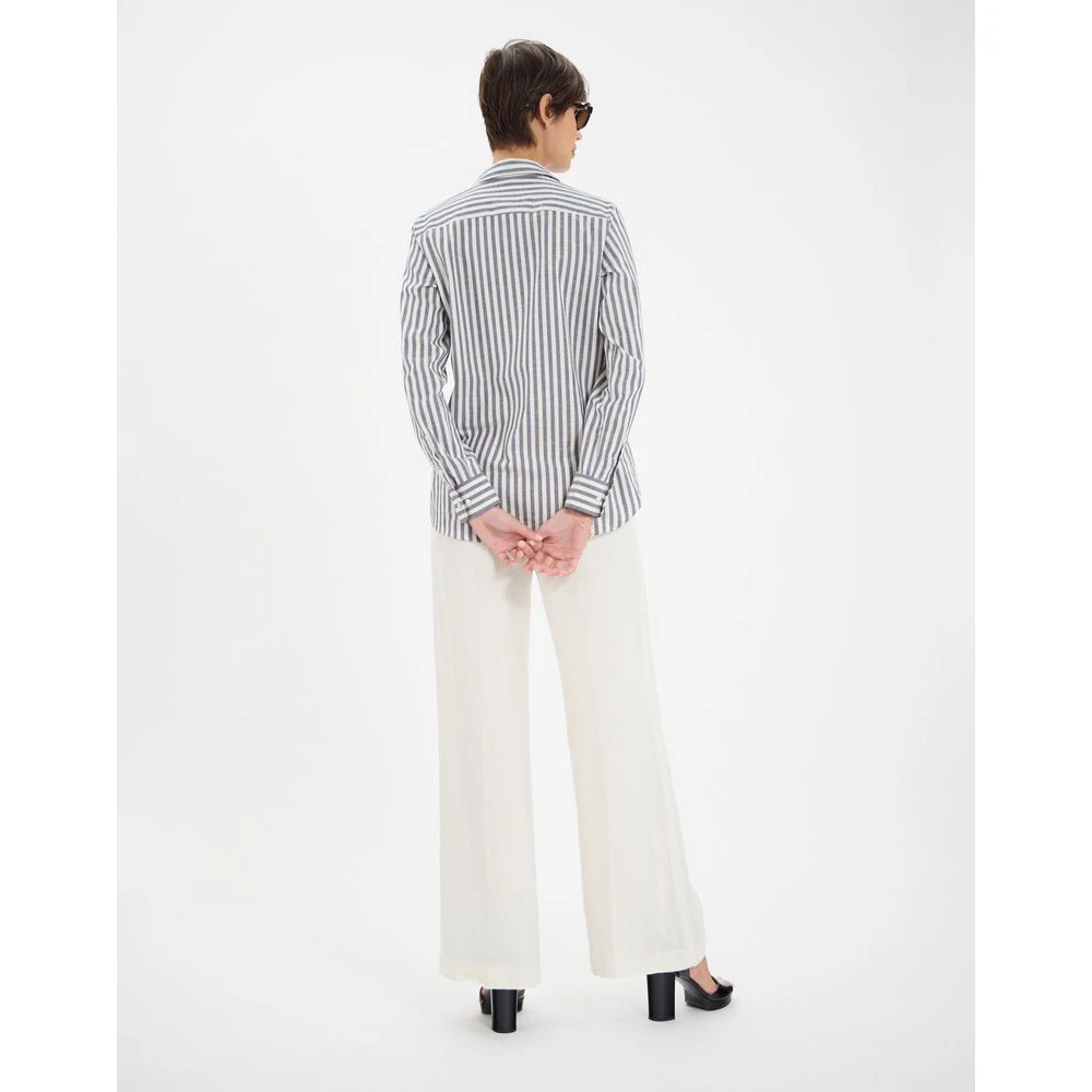 Ines De La Fressange Paris Martin katoenen overhemd Blue Dames