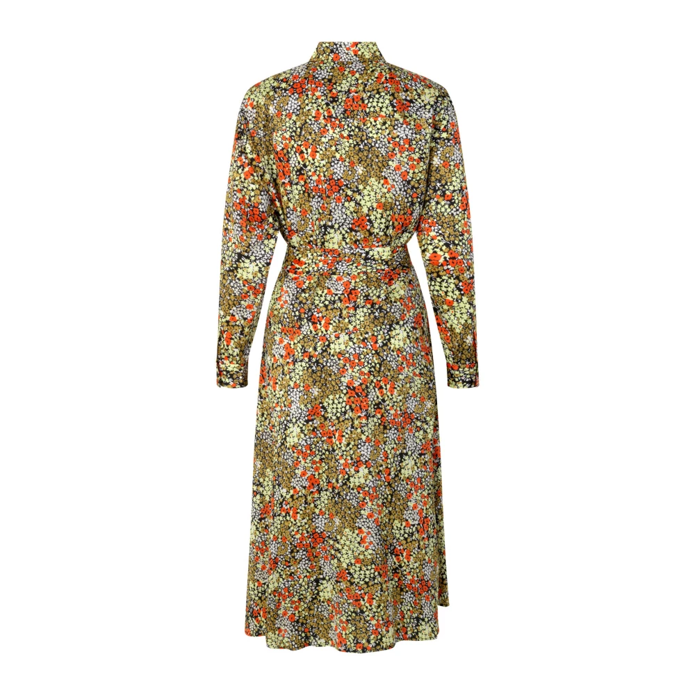 Samsøe Shirtjurk met bloemenprint en riem Multicolor Dames