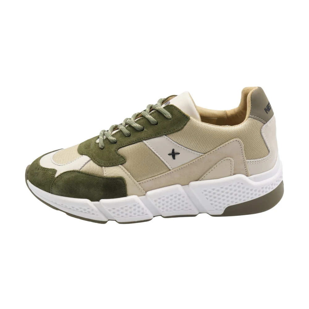 Newlab Sneaker in appelskin polyester Heren Schoenen Wit