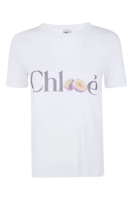 Klassisk "Chloe" T-shirt med tryck
