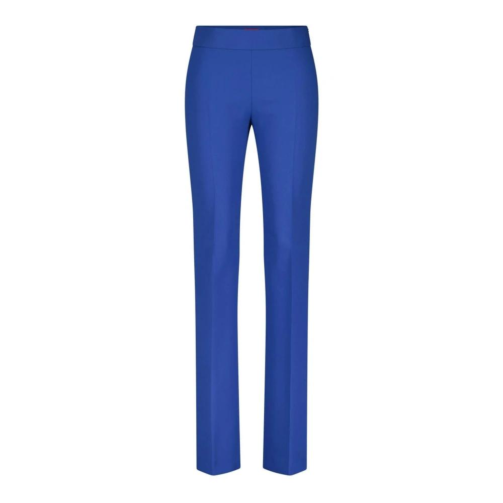 Hugo Boss Slim-fit Trousers Blue Dames