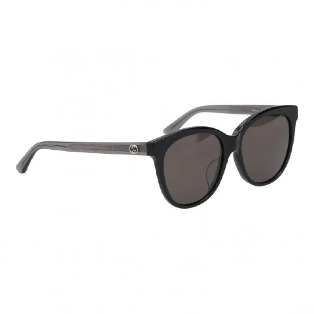 Gucci Vintage Pre-owned Plastic sunglasses Black Dames