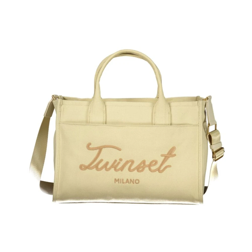 Twinset Women's Beige Tote Bag